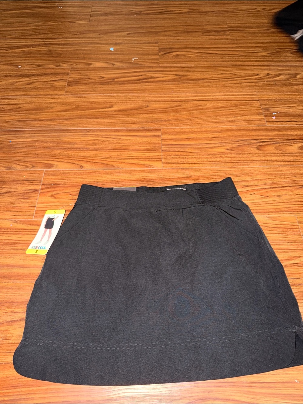 Classic Black Mini Skirt with Elastic Waistband